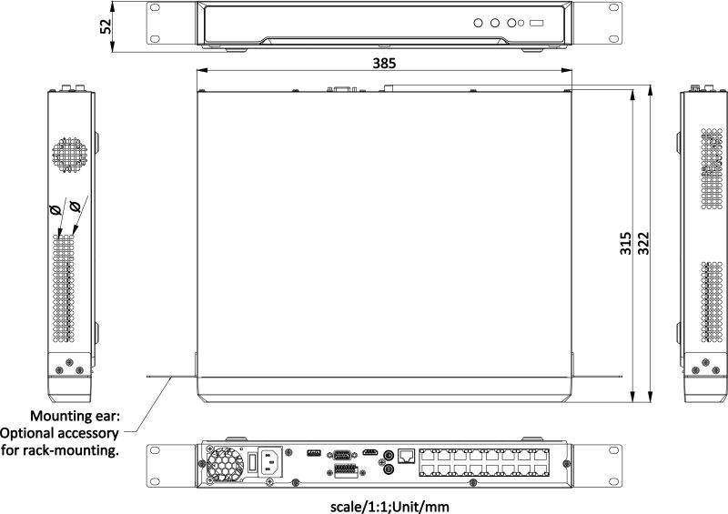 Hikvision DS-7616NI-K2/16P 16 Kanal PoE NVR - 2