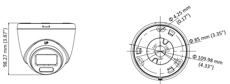 Hikvision DS-2CE72DF0T-F 2MP ColorVu Turbo HD Turret Kamera - 2