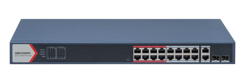 HIKVISION DS-3E1318P-E 16ポート PoEスイッチングハブ DS-3E1318P-EI - Network Switches - Hikvision Africa