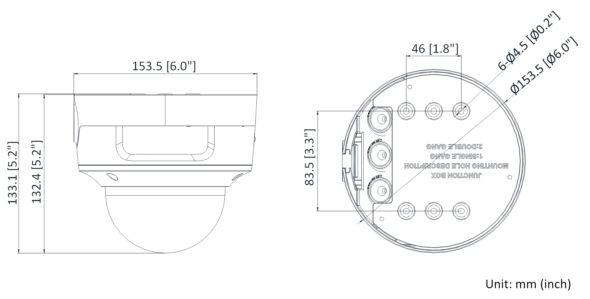 Hikvision DS-2CD3756G2-IZS 5MP Panoramik Dome IP Kamera