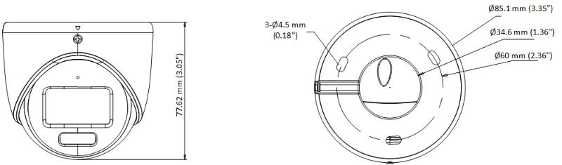 Hikvision DS-2CE70KF0T-MFS 3K ColorVu Turbo HD Turret Kamera - 2