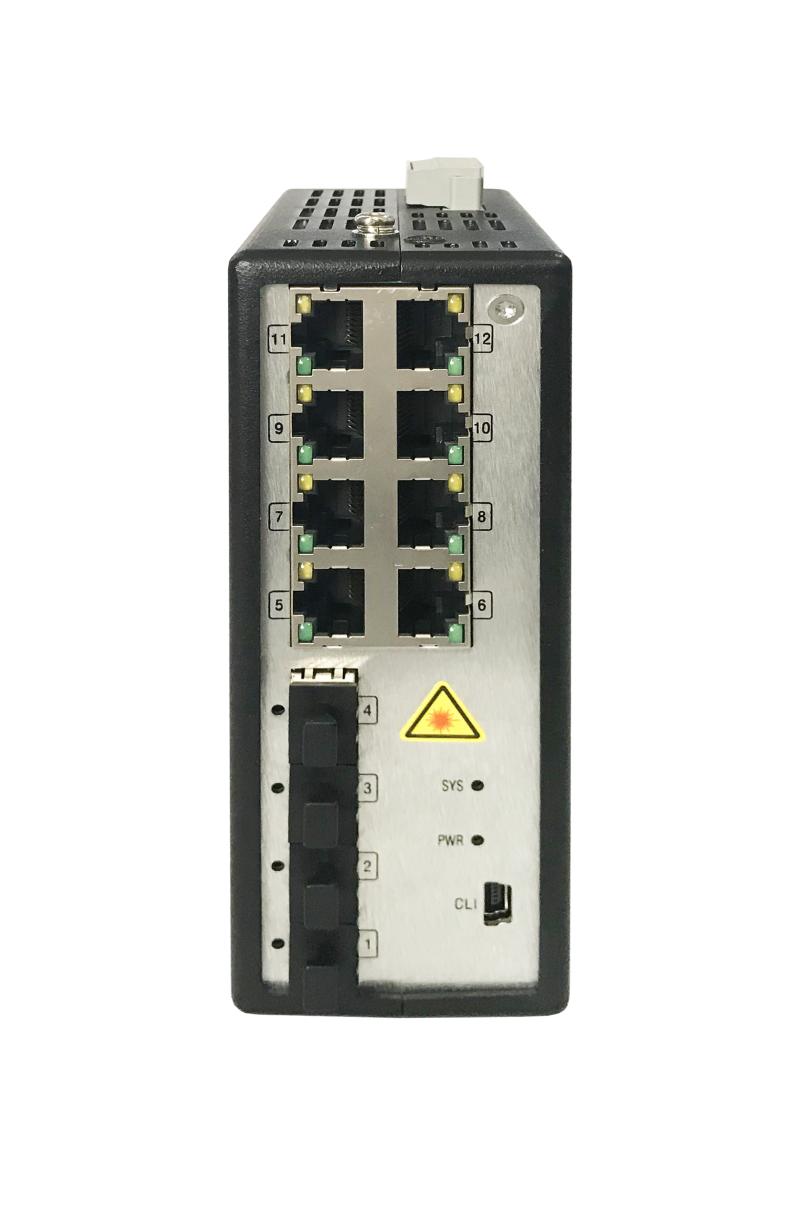Switch PoE industrial totalmente gerenciável de 8 portas Gigabit : DS-3T3512Plub