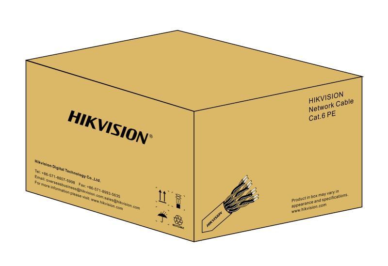 HIKVISION CABO DE REDE F/UTP CAT6 COBRE PURO DS-1LN60PSPE