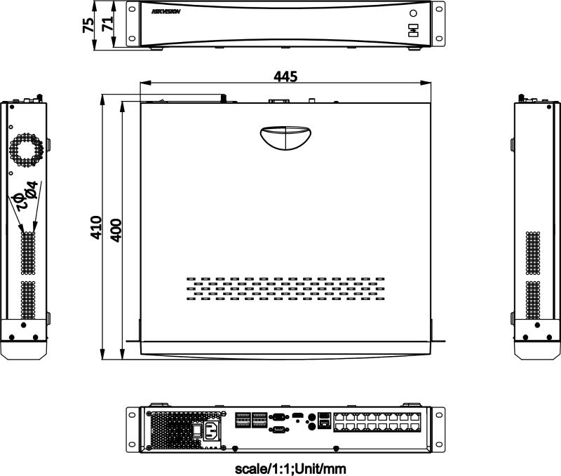 Hikvision DS-7732NXI-K4/16P 32 Kanal AcuSense PoE NVR - 2