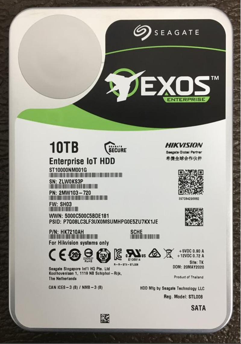 DS-AIoT HDD HK7210AH/10T*1 - Storage - Hikvision South Asia