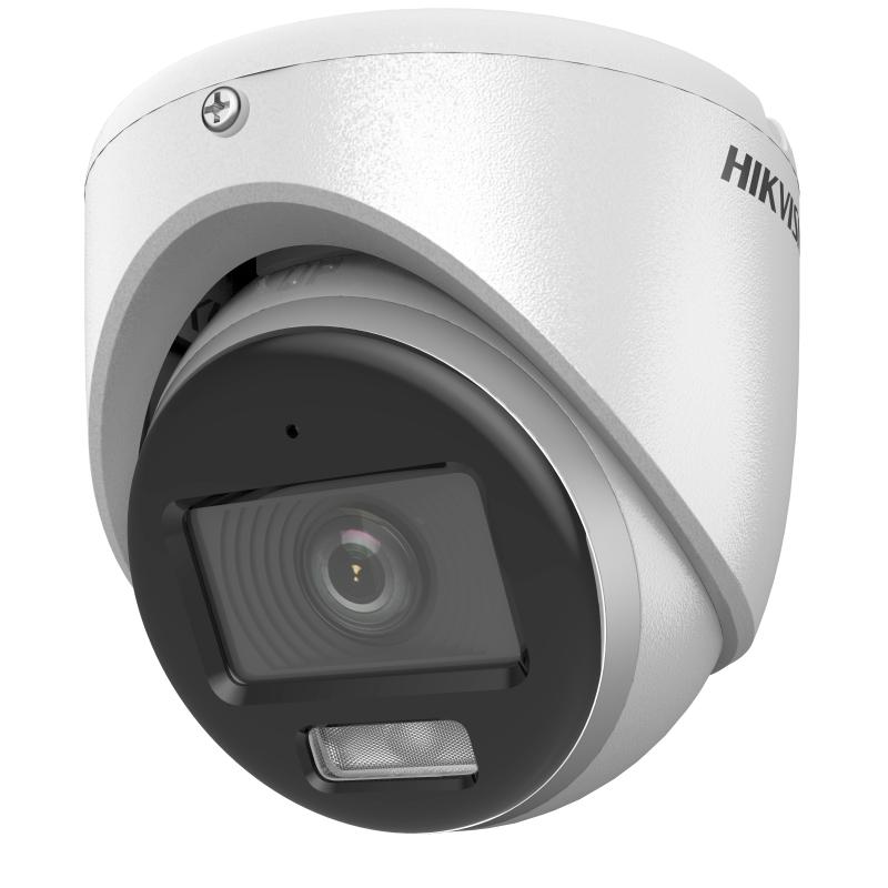 DS-2CE70DF0T-LMFS 2 MP Smart Hybrid Light with ColorVu Fixed Turret Camera
