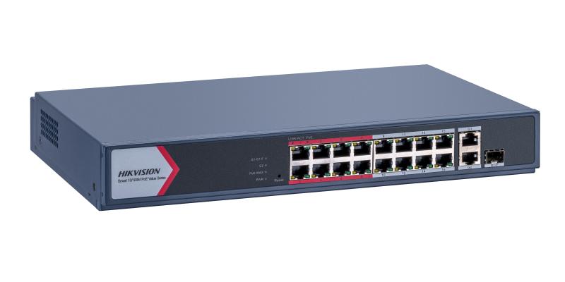 HIKVISION DS-3E1318P-E 16ポート PoEスイッチングハブ Amazon.co.jp: DS-3E1318P-E ウェブ管理PoEスイッチ Hikvision