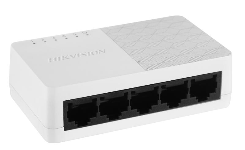 Hikvision DS-3E0105D-O — Switch Desktop megabit 5 ports