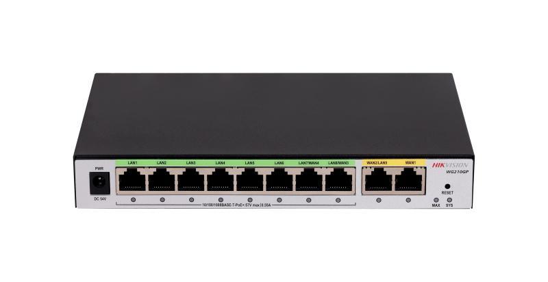 Hikvision DS-3WG210GP-SI — Routeur All in One 10 Port PoE