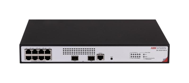 Hikvision DS-3E2510P-H — Switch Gigabit Full Managed POE 8 Ports