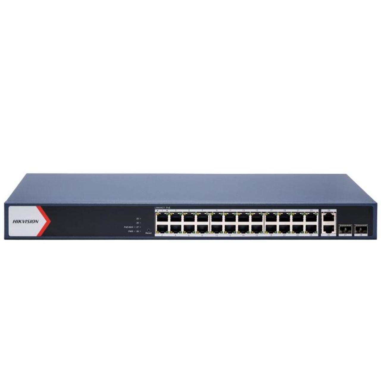 DS-3E1528P-EI/M 24 منافذ GIGA سويتش شبكة PoE من Hikvision