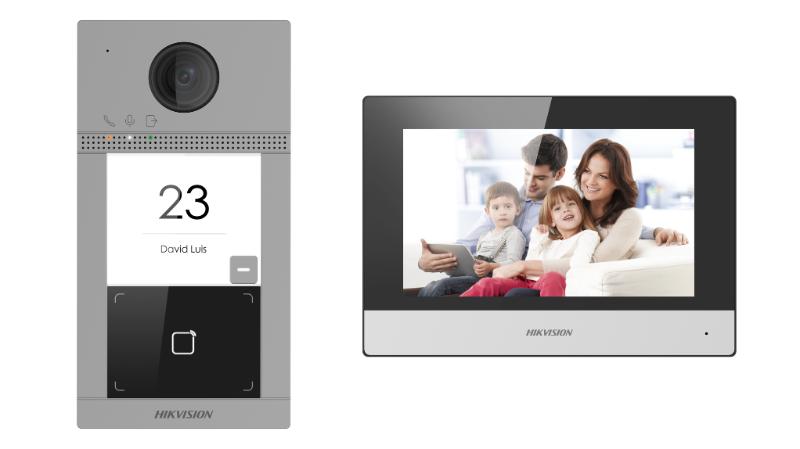 DS-KIS604-P(D) IP video intercom kit