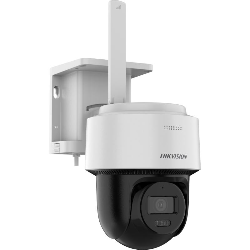 Side view of the Hikvision DS-2CFSP4/4G solar-powered PT camera