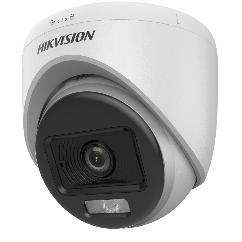 Hikvision Câmera Analógica Colorvu Dome Ds-2CE70DFT-LPFS